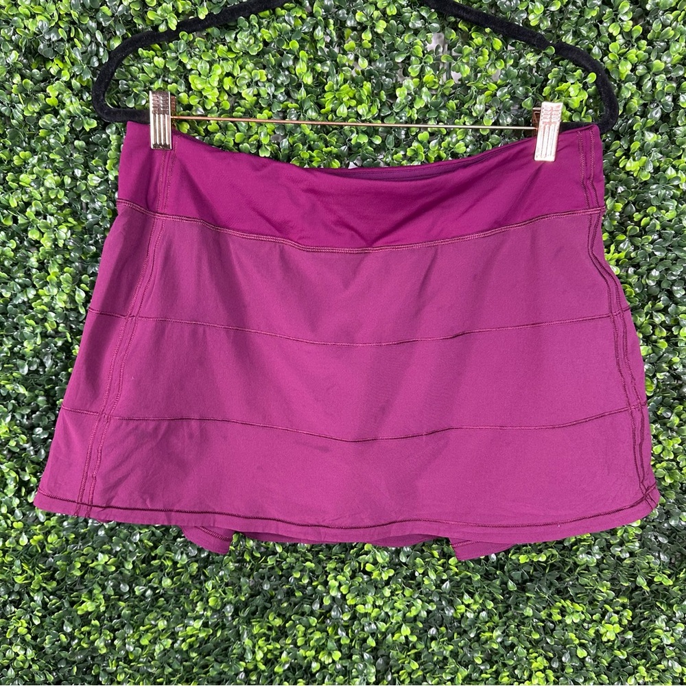 Lululemon Athletica Magenta Mini‎ Skirt